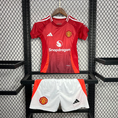 Divisa Manchester United Home 2024/2025 BAMBINO