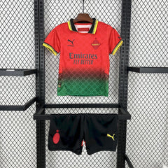 Divisa Milan Off-White 2024/2025 BAMBINO